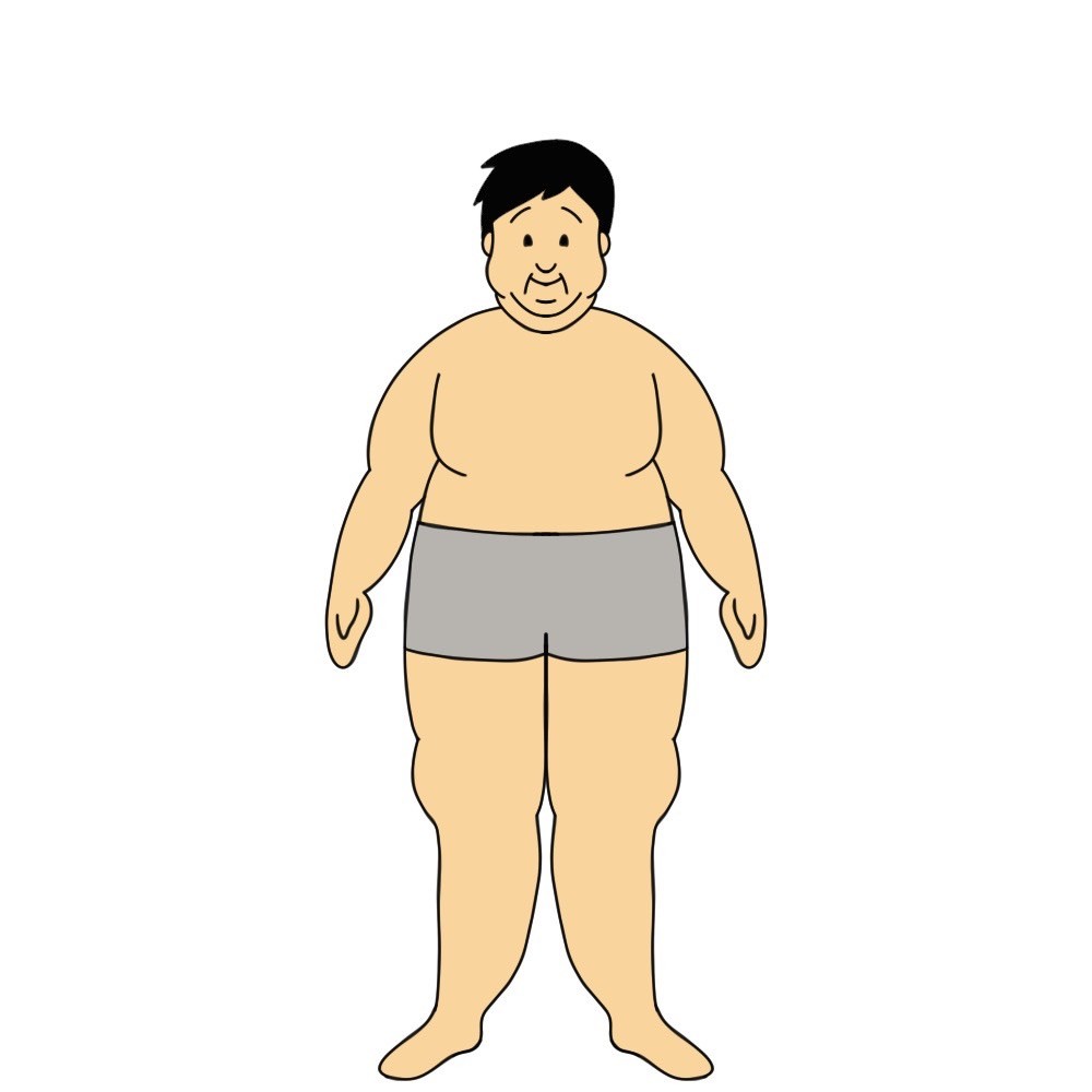 168センチ168キロ男性の見た目やBMIは？体脂肪率ごとの体型やダイエット方法も解説