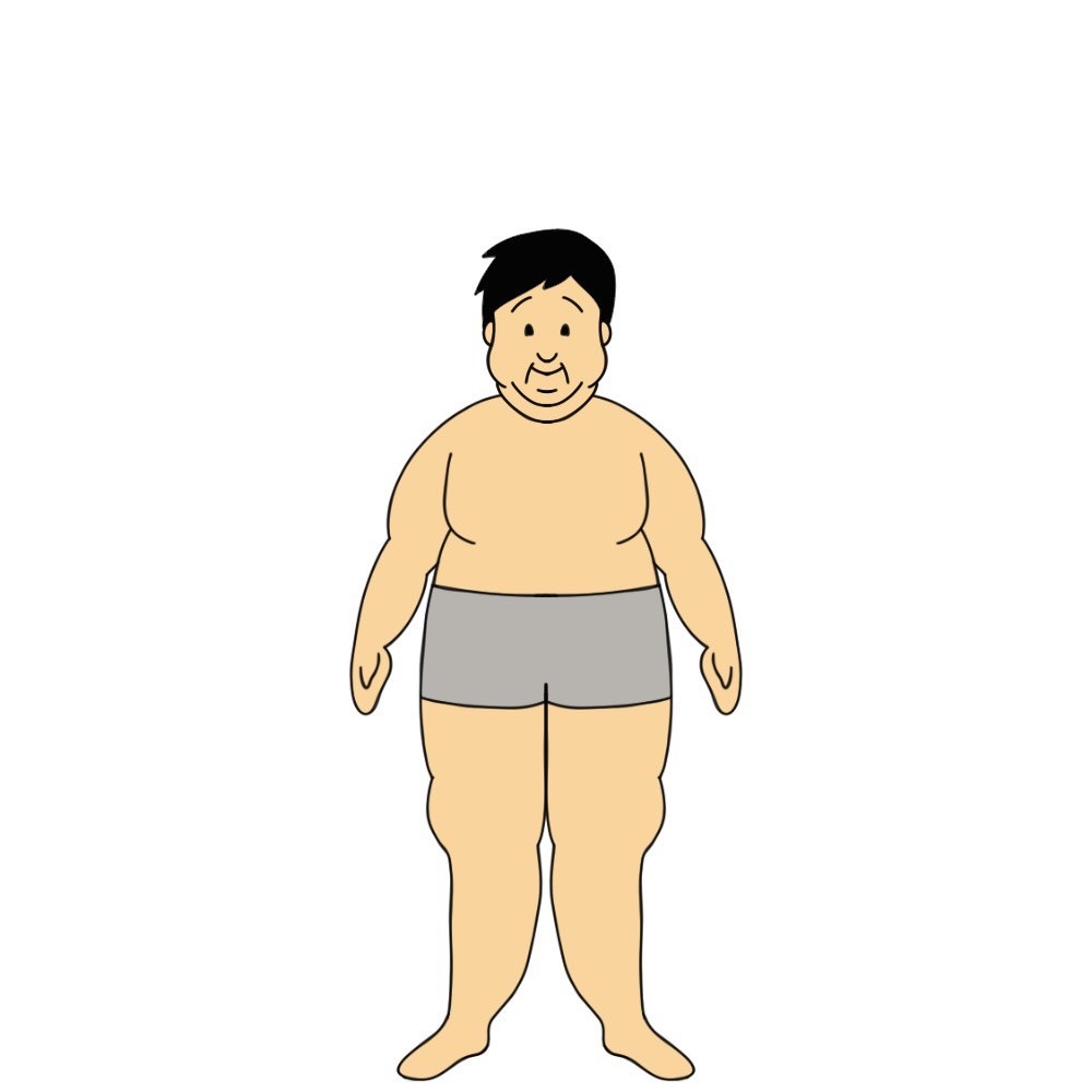 155センチ136キロ男性の見た目やBMIは？体脂肪率ごとの体型やダイエット方法も解説