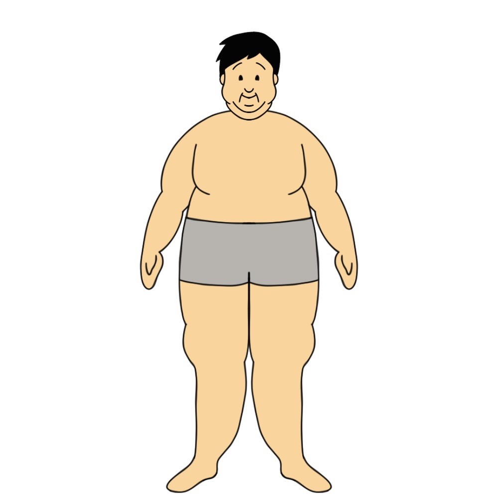 201センチ241キロ男性の見た目やBMIは？体脂肪率ごとの体型やダイエット方法も解説